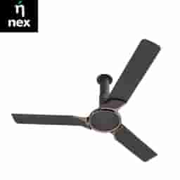 Nex Nex Glyde A50 1200 mm star rated Ceiling Fans | 20% Higher Air Thrust | Remote Control | Granite Grey