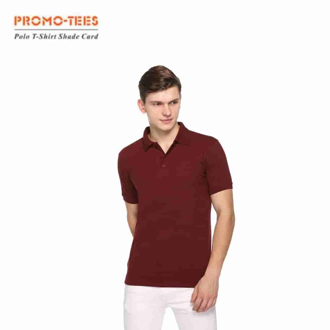 Comfortable and Confident: PIKMEE Men's Promotees T-Shirt (Maroon)
