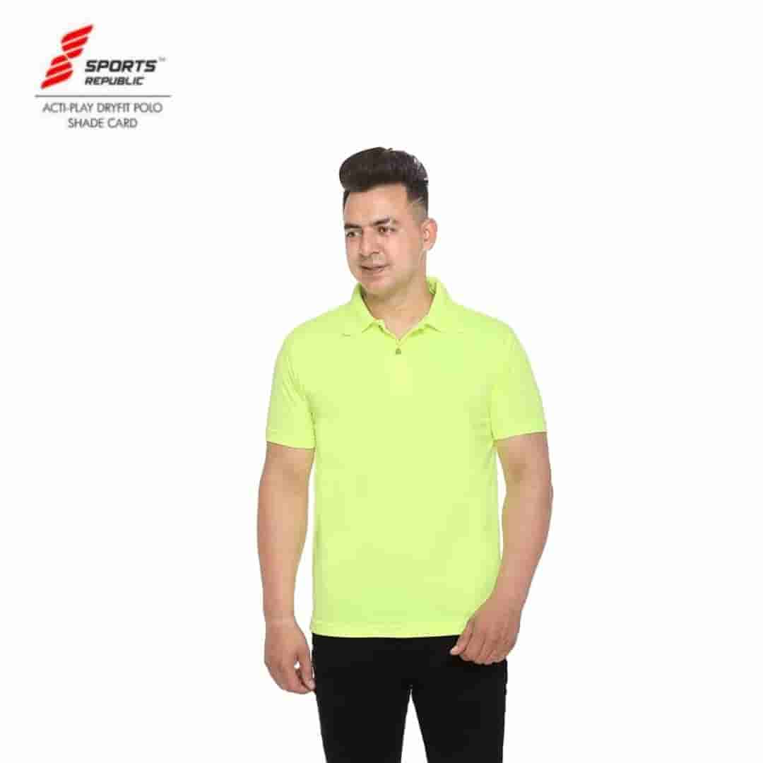PIKMEE Men's SPORTS REPUBLIC Play  Polo T Shirt F-Green