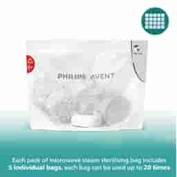 Philips Avent Microwave Sterilizing Bag White