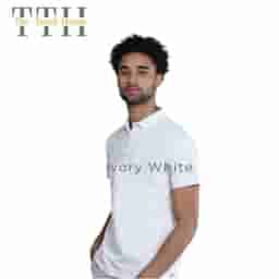 TTH Mars200 Dry Fit Polo T Shirt White