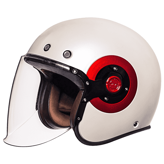 SMK RETRO WHITE HELMET GL130 XL PF70 HELMET