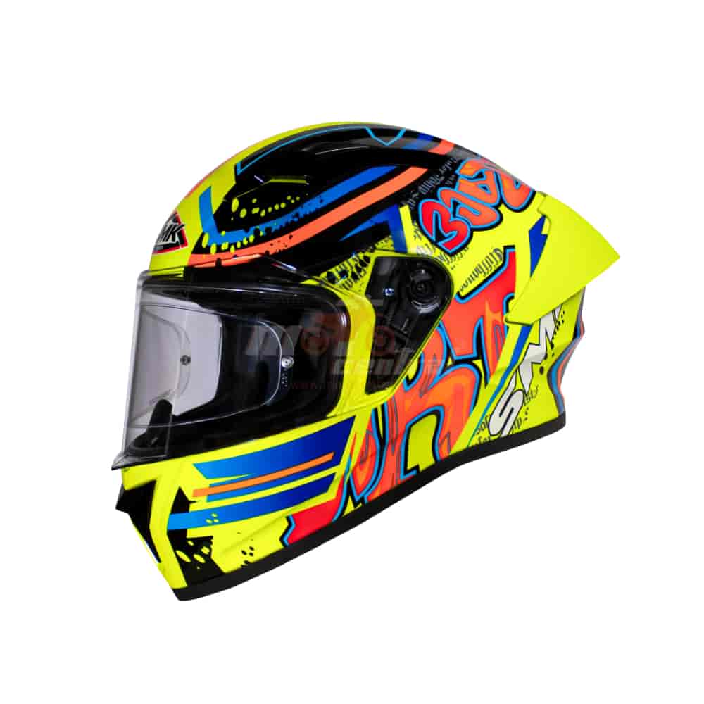 SMK STELLAR SPORTS GRAPHICS HELMET GL437 L PF HELMET