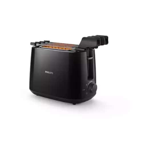Philips HD2583/90 Pop Up Plus Grill Toaster (Black)