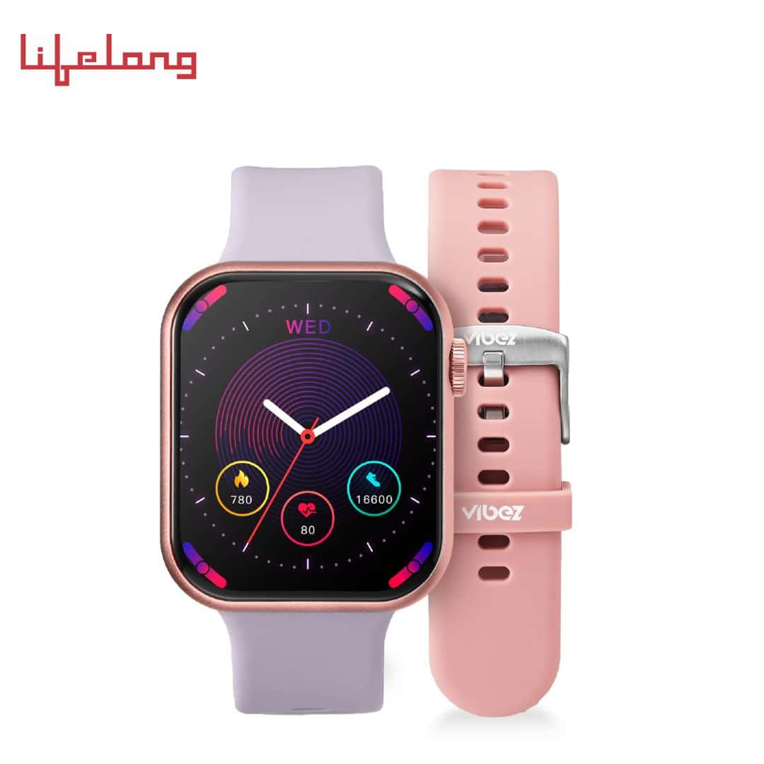 Vibez by Lifelong Hype Women Smartwatch with Bluetooth Calling