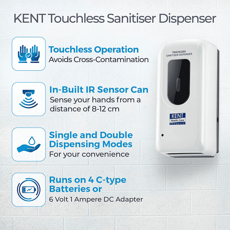 Kent Touchless Sanitiser-1L
