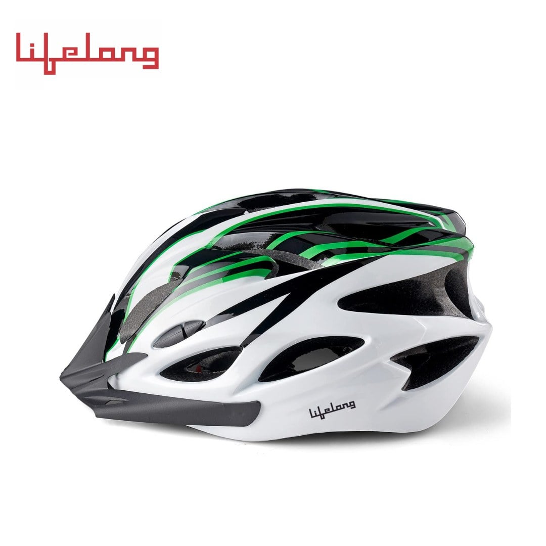 Lifelong Adjustable Cycling Helmet with Detachable Visor