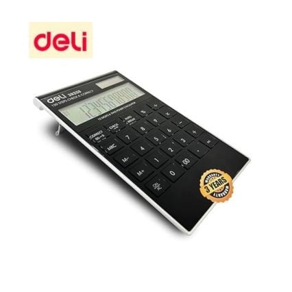 Deli Desktop Calculator Black