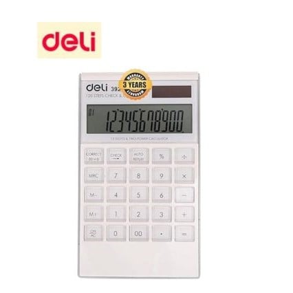 Deli Desktop Calculator White