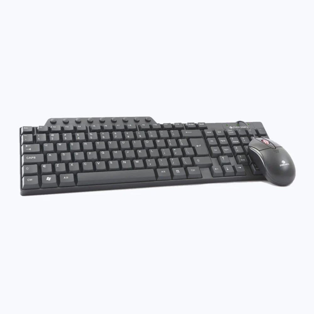 Zebronics USB Wired Keyboard and Mouse Set
