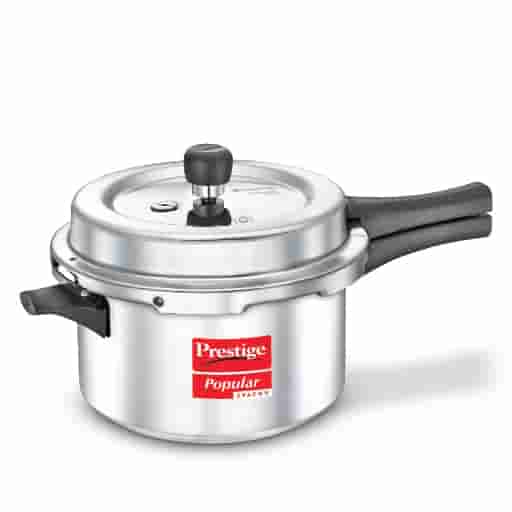 Prestige 10166 Popular Svachh Aluminium Pressure Cooker 4.0 Ltr