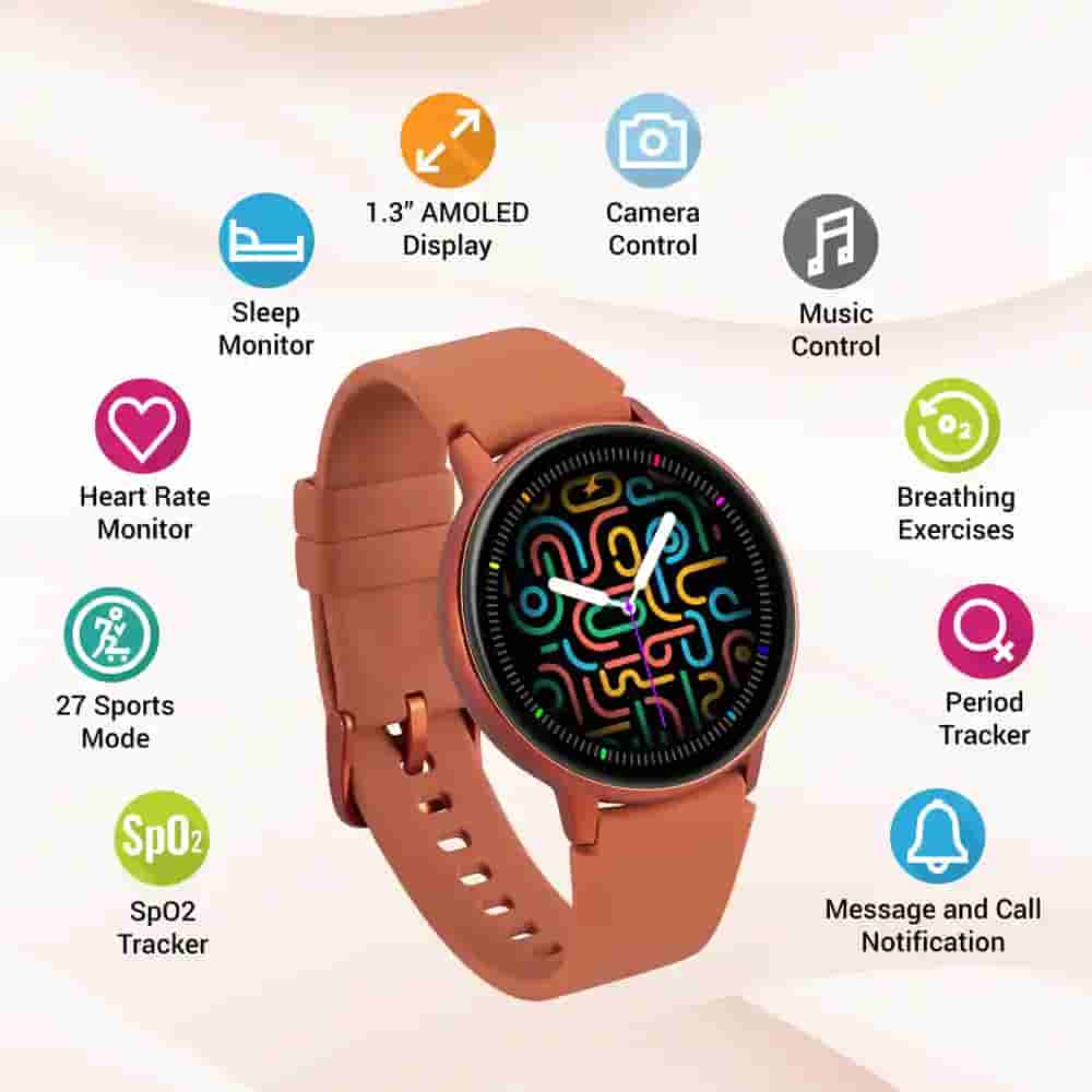 Fastrack Reflex Play Smartwatch Orange