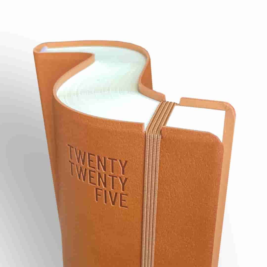 Anupam FLXY Diary 2025 A5 (80 GSM) Tan