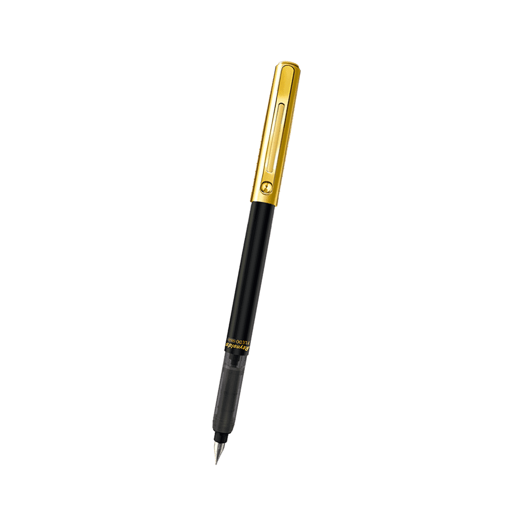 Reynolds Fludo Gold Fountain Pen Blue