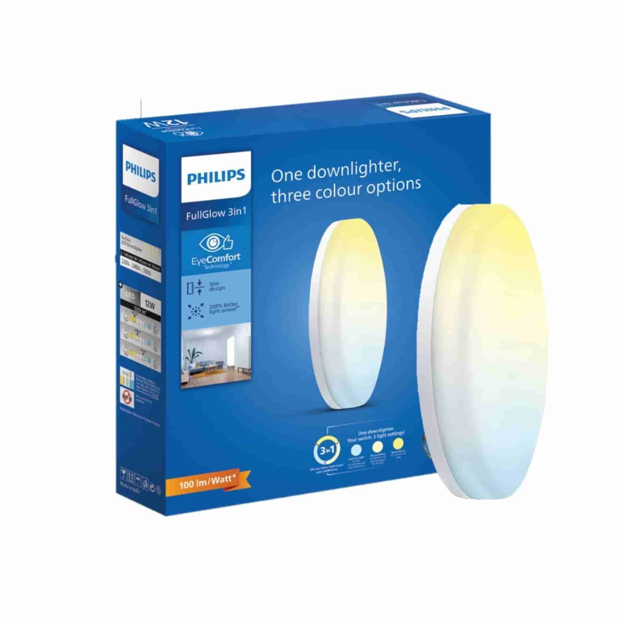 12W Regular Ceiling Light 3 in 1 Full Glow