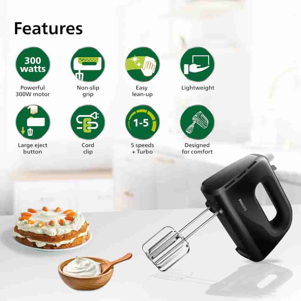 300W Hand Mixer HR3720