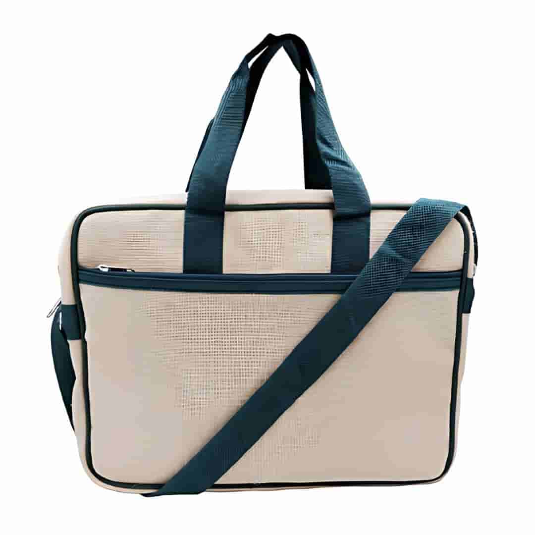 Eco-Friendly Jute Laptop Bag with Pouch