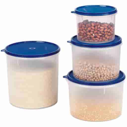 Signoraware Store Well Container Round 1 1Ltr (Set of 10)