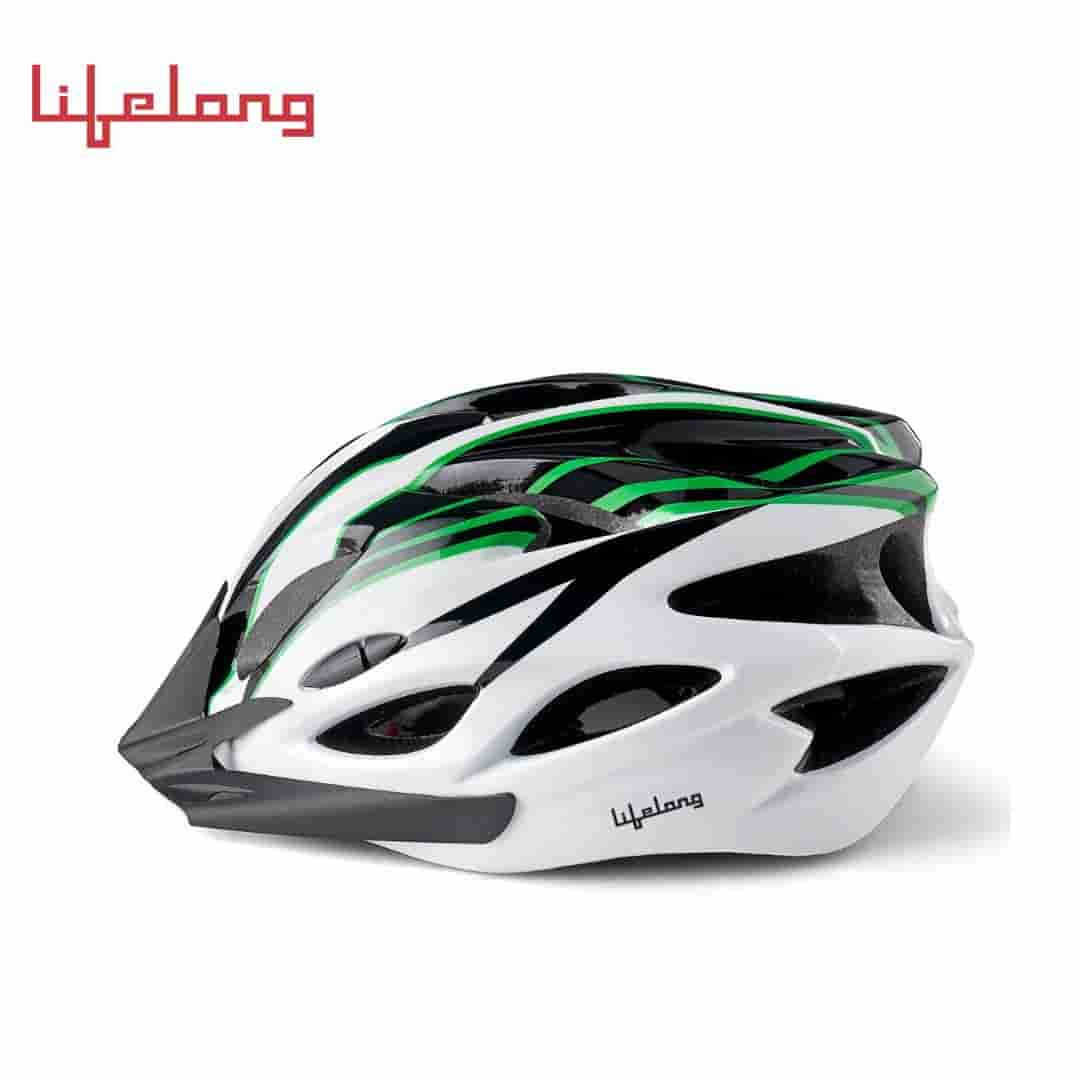 Lifelong Adjustable Cycling Helmet with Detachable Visor