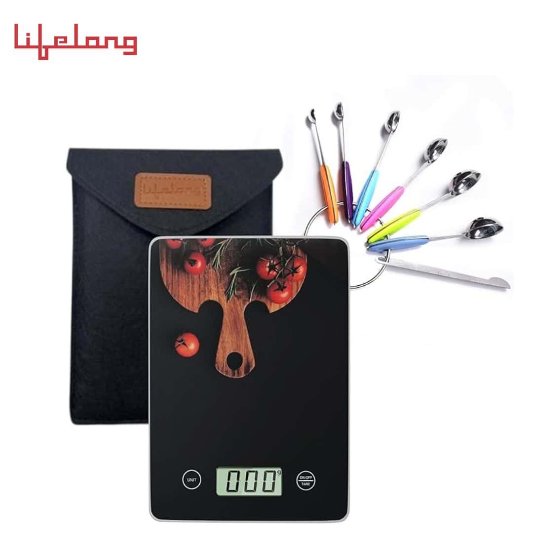 Lifelong Weight Machine for Kitchen with Measuring Spoons