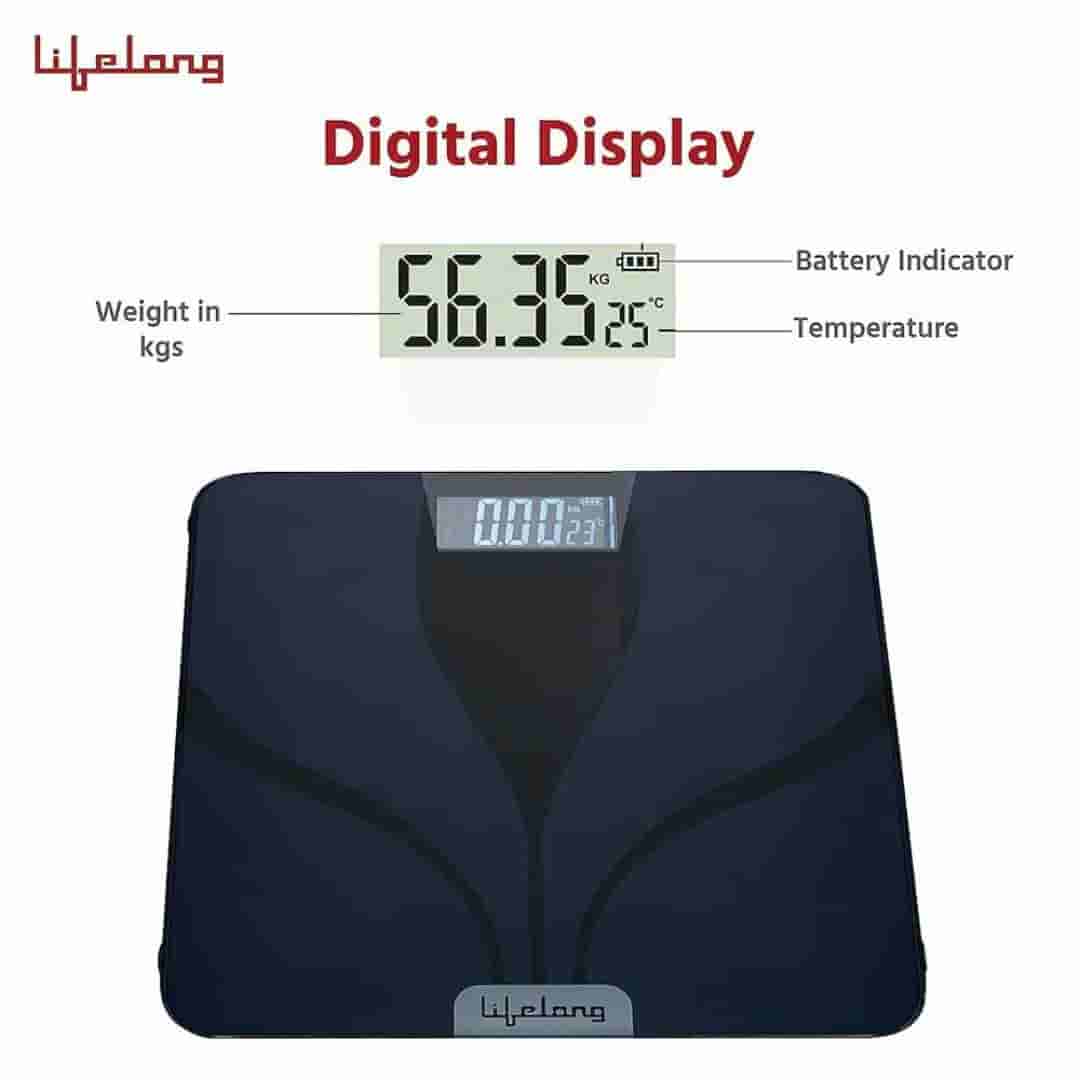 Lifelong Digital Weighing Scale Glass Weighing Scale Machine
