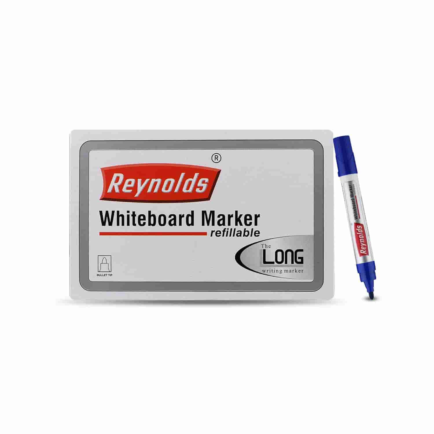 Reynolds White Board Marker Blue Pack Of 10