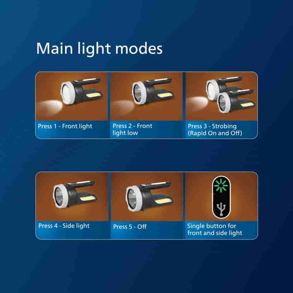 5W Rechargeable Torch Spark