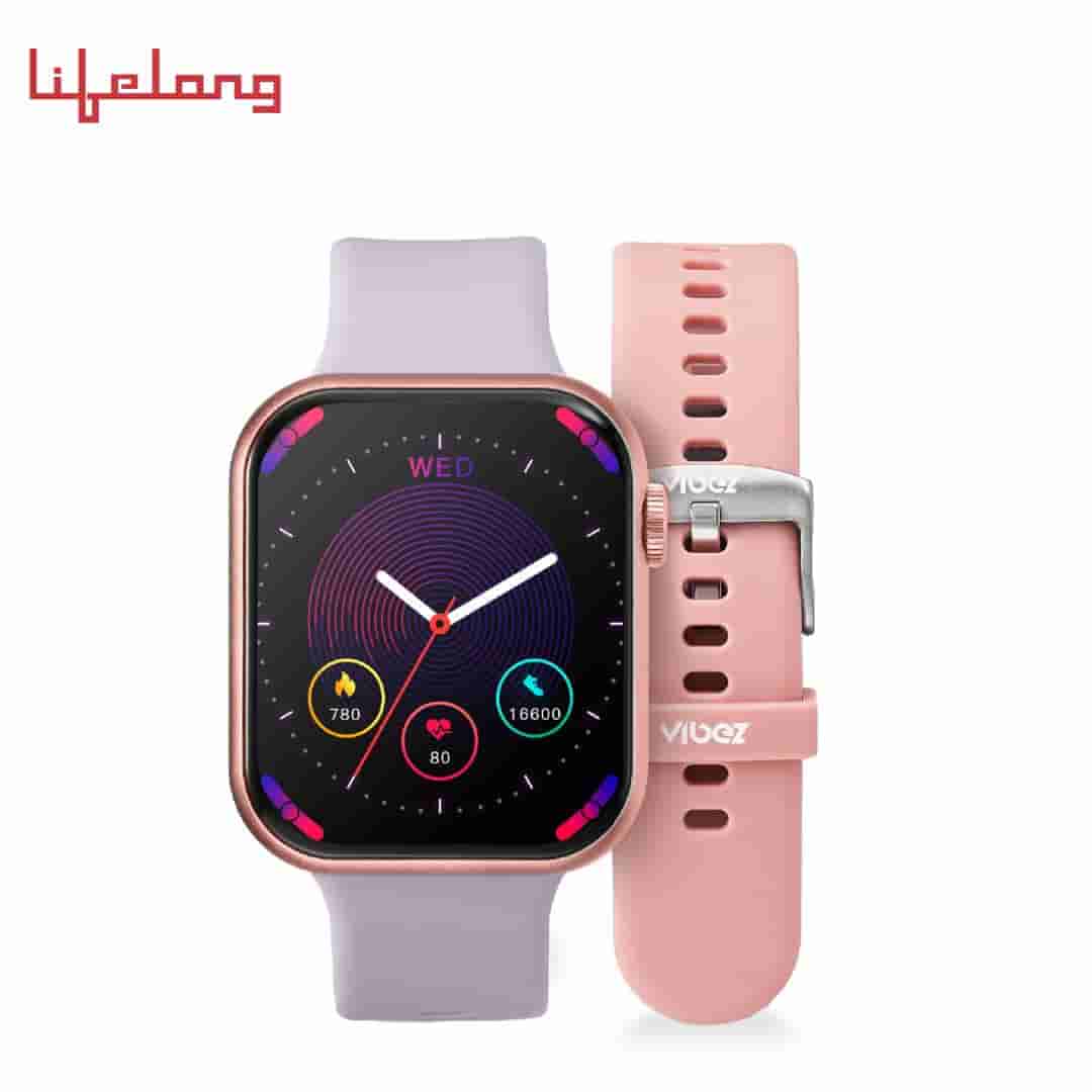 Vibez by Lifelong Hype Women Smartwatch with Bluetooth Calling