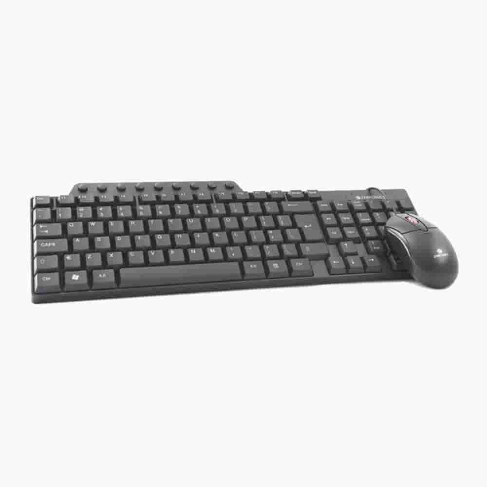 Zebronics USB Wired Keyboard and Mouse Set